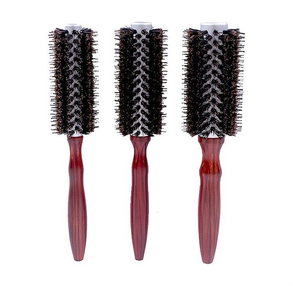 3pcs/set wooden handle natural bristles round roller comb aluminum curling combs hair brush for hair styling drying curling 1321, Silver
3pcs/set wooden handle natural bristles round roller comb aluminum curling combs hair brush for hair styling drying curling 1321, Silver