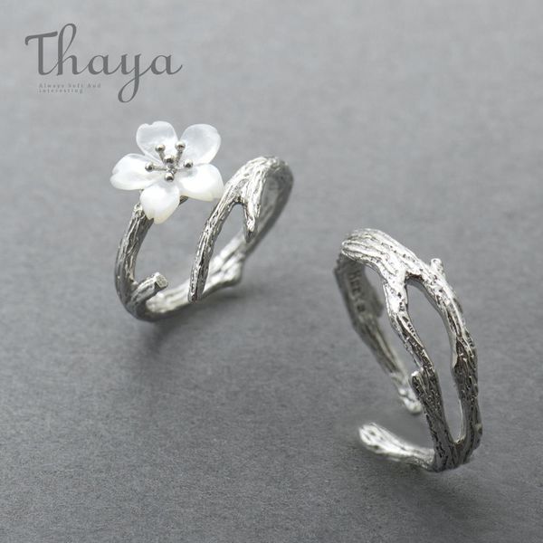 thaya white cherry blossom silver ring s925 silver natural pearl shell flower branch rings for women elegant ladies jewelry v191220, Slivery;golden
thaya white cherry blossom silver ring s925 silver natural pearl shell flower branch rings for women elegant ladies jewelry v191220, Slivery;golden