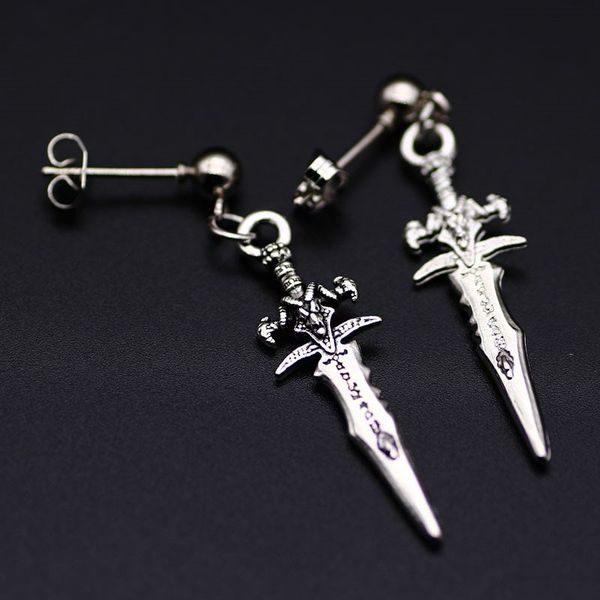 2019 korea earrings single men's earrings soul sword single trend style black fashion student ear jewelry, Golden;silver
2019 korea earrings single men's earrings soul sword single trend style black fashion student ear jewelry, Golden;silver