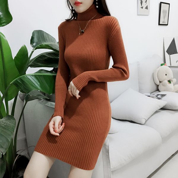 women solid full sleeve turtleneck long sweaters pullovers girls pullover sweater for female 2019 winter, White;black
women solid full sleeve turtleneck long sweaters pullovers girls pullover sweater for female 2019 winter, White;black