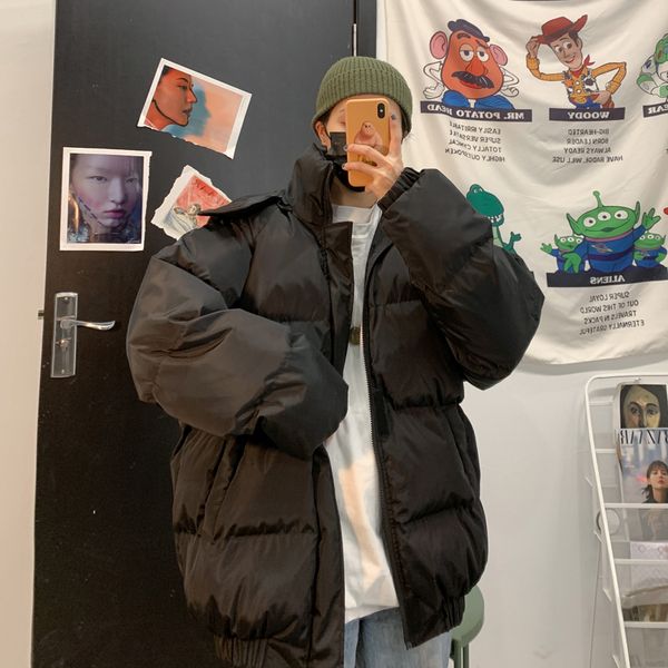 winter jacket men warm thick parka men fashion solid color hooded short coat man streetwear wild loose jackets male clothes, Black
winter jacket men warm thick parka men fashion solid color hooded short coat man streetwear wild loose jackets male clothes, Black