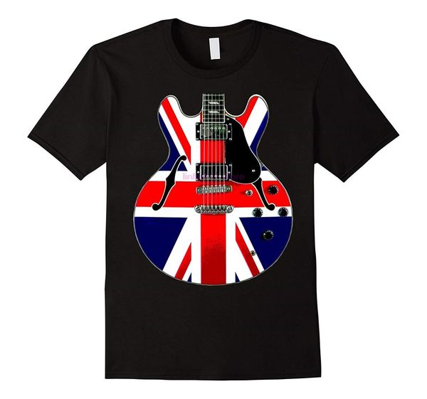 new men shirt british flag union jack lead guitar tshirt, White;black
new men shirt british flag union jack lead guitar tshirt, White;black