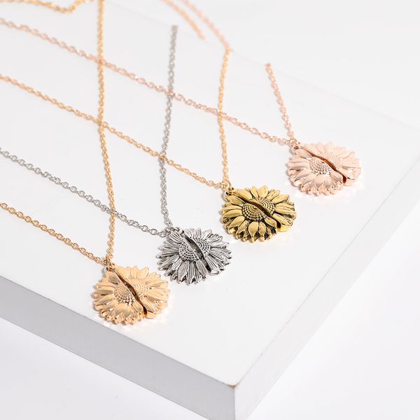 new sunflower chrysanthemum lettering pendant necklace you are my sunshine alphabet necklace jewelry for women gift, Silver
new sunflower chrysanthemum lettering pendant necklace you are my sunshine alphabet necklace jewelry for women gift, Silver