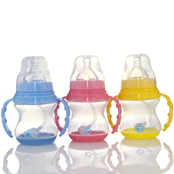 150ml cute baby bottle infant newborn children learn feeding drinking handle bottle kids straw juice water bottles training cup
150ml cute baby bottle infant newborn children learn feeding drinking handle bottle kids straw juice water bottles training cup