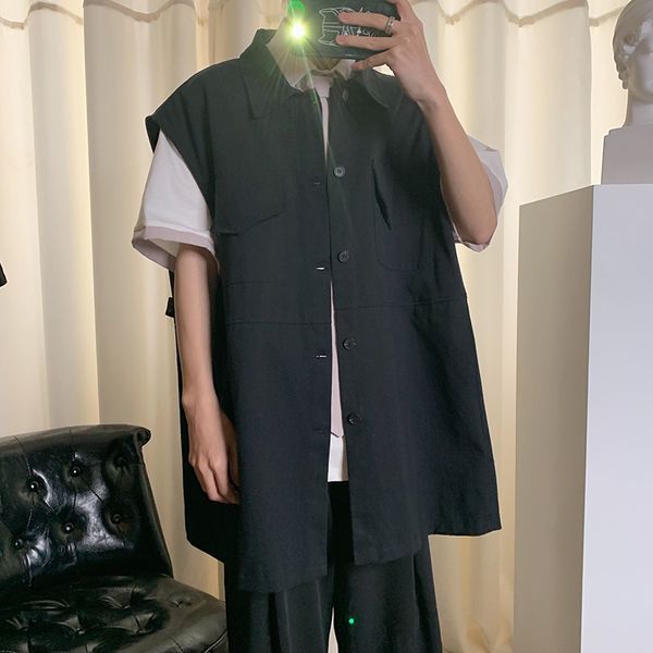 yasuguoji new 2020 casual button cargo vest men loose sleeveless jacket men fashion army khaki cotton waistcoat long vest coat, Black;white
yasuguoji new 2020 casual button cargo vest men loose sleeveless jacket men fashion army khaki cotton waistcoat long vest coat, Black;white