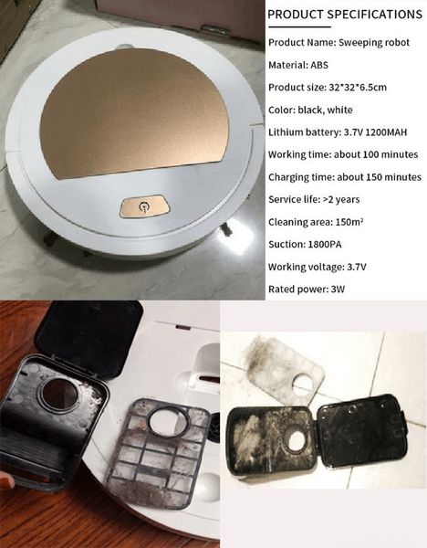 usb rechargeable electric wireless sweep robot automatic robot vacuum cleaner household cleaning mop the floor
usb rechargeable electric wireless sweep robot automatic robot vacuum cleaner household cleaning mop the floor