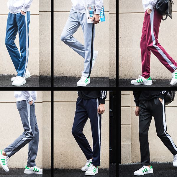 cotton men jogger sportswear pants 2018 new autumn mens sweatswear pants printing side stripe pockets men vintage sweatpant, Black
cotton men jogger sportswear pants 2018 new autumn mens sweatswear pants printing side stripe pockets men vintage sweatpant, Black