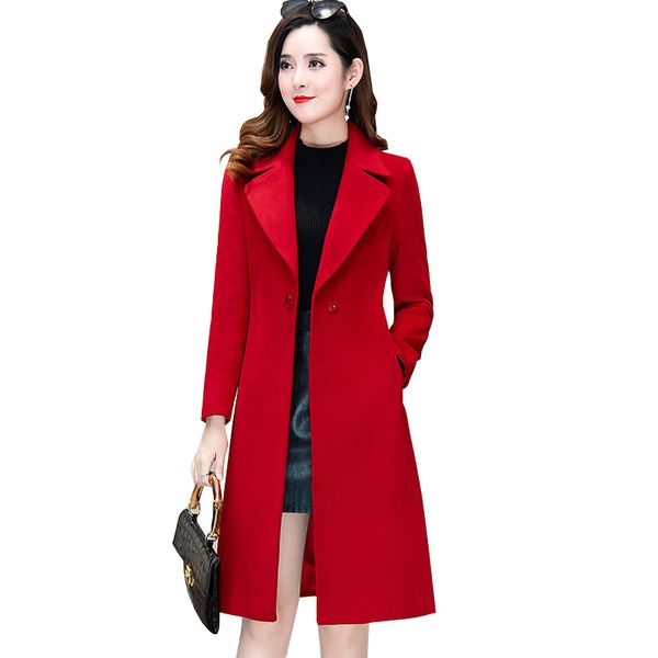 outerwear coats autumn jacket casual women new fashion long wool coat a buckle slim women winter wool coat, Black
outerwear coats autumn jacket casual women new fashion long wool coat a buckle slim women winter wool coat, Black