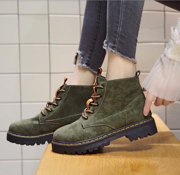 2018 autumn new thick bottom low with korean female wild women british students bare boots, Black
2018 autumn new thick bottom low with korean female wild women british students bare boots, Black