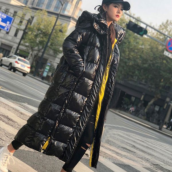 warm parka winter women new glossy down cotton jacket long hooded thicker coat female full sleeve streetwear outwear female ss39, Black
warm parka winter women new glossy down cotton jacket long hooded thicker coat female full sleeve streetwear outwear female ss39, Black