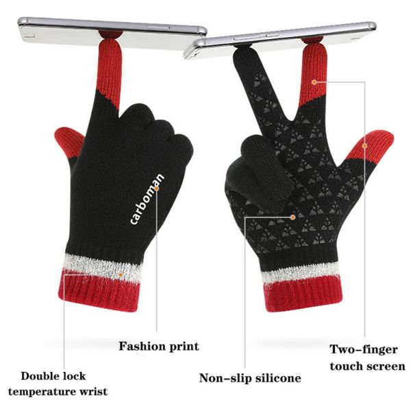 men women winter autumn knitted gloves touch screen thicken warm plush lining gloves mitten anti-slip outdoor sports
men women winter autumn knitted gloves touch screen thicken warm plush lining gloves mitten anti-slip outdoor sports