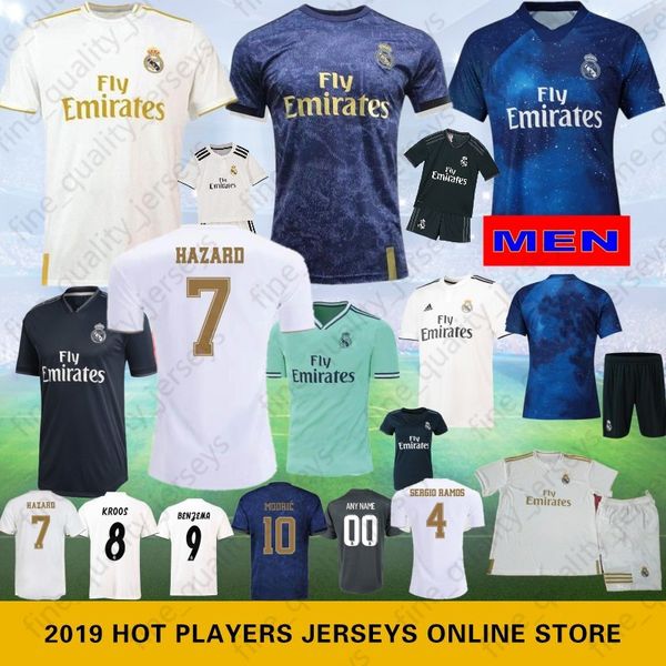 Real Madrid 2019 2020 Soccer Jerseys 7 HAZARD 10 MODRIC 20 ASENSIO BALE 4 SERGIO RAMOS 9 BENZEMA Men Women Kids Jerseys
Real Madrid 2019 2020 Soccer Jerseys 7 HAZARD 10 MODRIC 20 ASENSIO BALE 4 SERGIO RAMOS 9 BENZEMA Men Women Kids Jerseys
