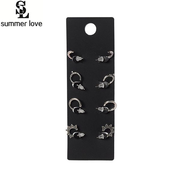 woman small circle crystal hoop earrings set with pendant for women party brincos aros 4 pairs/lot vintage steampunk jewelry, Golden;silver
woman small circle crystal hoop earrings set with pendant for women party brincos aros 4 pairs/lot vintage steampunk jewelry, Golden;silver
