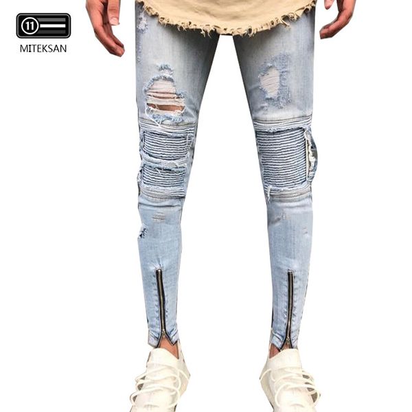 skinny pencil jeans light blue hole men jogger denim slim fit pants high street stretch zipper jeans men full length
skinny pencil jeans light blue hole men jogger denim slim fit pants high street stretch zipper jeans men full length