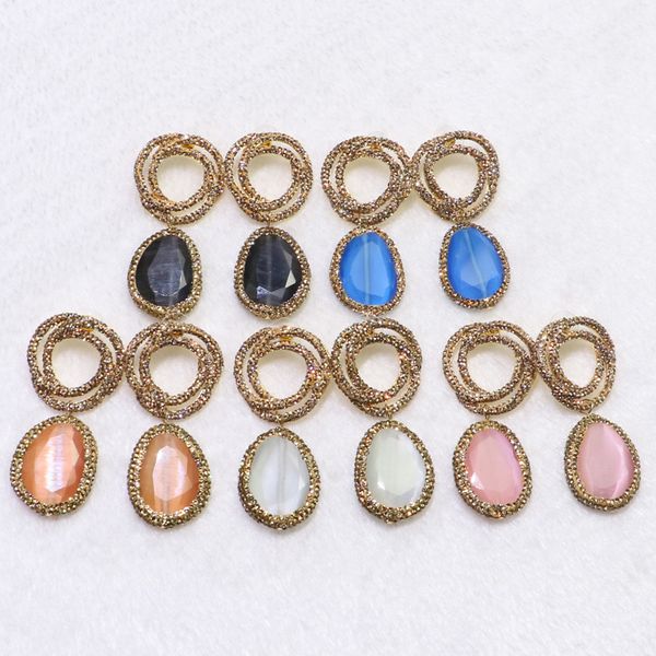 3 pairs wholesale cat eyes stone earrings pave rhinestone natural stone earrings mix color stone earrings jewelry 9087, Silver
3 pairs wholesale cat eyes stone earrings pave rhinestone natural stone earrings mix color stone earrings jewelry 9087, Silver