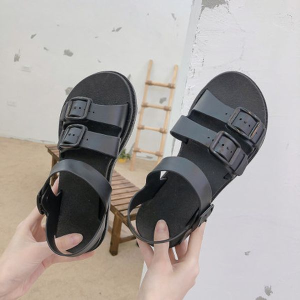 sandals women wear ins tide 2020 summer new net red fashion word buckle flat shoes plastic student wild, Black
sandals women wear ins tide 2020 summer new net red fashion word buckle flat shoes plastic student wild, Black