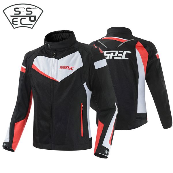 sspec motorcycle jacket breathable motorcycle racing jackets motocross protective moto jacket summer mesh
sspec motorcycle jacket breathable motorcycle racing jackets motocross protective moto jacket summer mesh