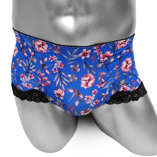 floral sissy briefs underwear with lace soft breathable mens underwewar gay male bikini panties erotic underpants, Black;white
floral sissy briefs underwear with lace soft breathable mens underwewar gay male bikini panties erotic underpants, Black;white