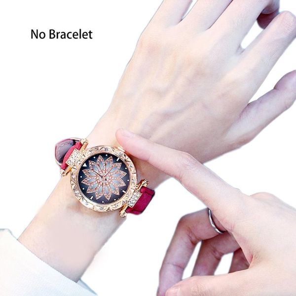 women new fashion watch bracelet flower wristwatch rhinestone pentagram crystal bracelet ladies leather quartz watch gifts, Slivery;brown
women new fashion watch bracelet flower wristwatch rhinestone pentagram crystal bracelet ladies leather quartz watch gifts, Slivery;brown