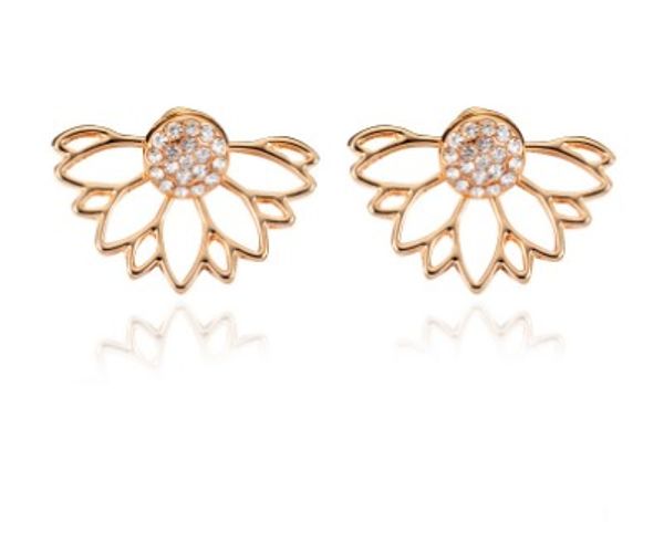 lotus flower earrings stud jacket earrings simple chic earrings back cuffs stud earring sets for women girls, Golden;silver
lotus flower earrings stud jacket earrings simple chic earrings back cuffs stud earring sets for women girls, Golden;silver