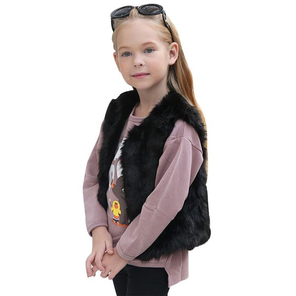 thin v-neck baby girls faux fur vest jacket solid sweet princess thicken waistcoat children winter warm clothing casual outwear, Blue
thin v-neck baby girls faux fur vest jacket solid sweet princess thicken waistcoat children winter warm clothing casual outwear, Blue