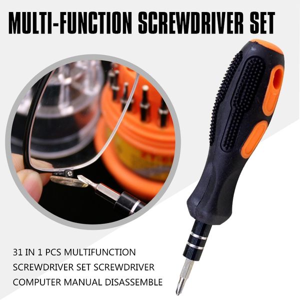 easy-31 in 1 pcs multifunction screwdriver set screwdriver computer manual disassemble repair tool
easy-31 in 1 pcs multifunction screwdriver set screwdriver computer manual disassemble repair tool