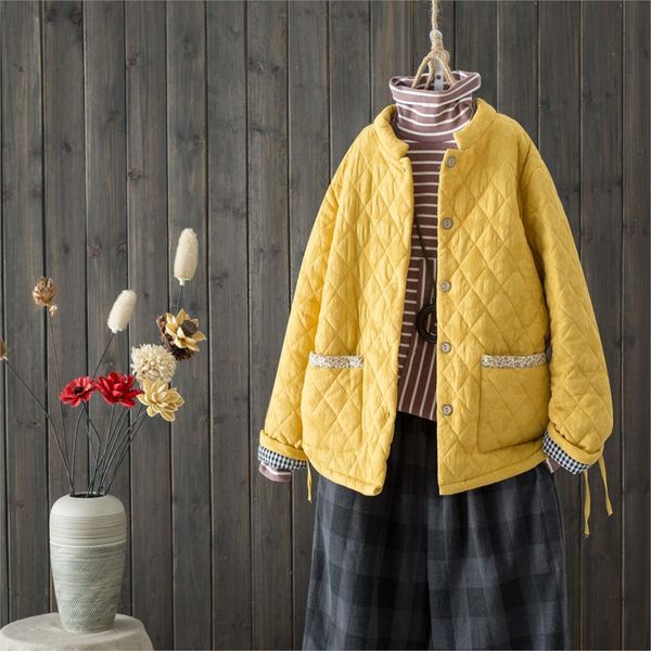 cotton women parkas winter autumn 2019 warm thick cotton-padded pockets single breasted casual loose women coat, Black
cotton women parkas winter autumn 2019 warm thick cotton-padded pockets single breasted casual loose women coat, Black