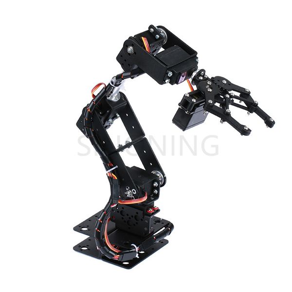 6 dof robot manipulator metal alloy mechanical arm clamp claw kit mg996r ds3115 for arduino robotic education
6 dof robot manipulator metal alloy mechanical arm clamp claw kit mg996r ds3115 for arduino robotic education
