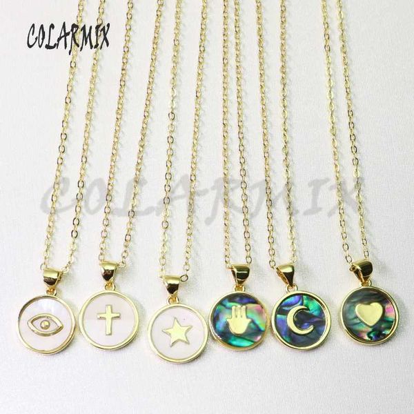 10 pieces shell charm necklace abalone charm necklace fashion jewelry shell stone gift for women 50843, Silver
10 pieces shell charm necklace abalone charm necklace fashion jewelry shell stone gift for women 50843, Silver