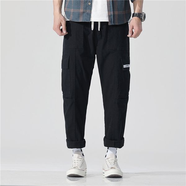 summer 2019 overalls men's fashion brand black slacks men's korean version wide-legged casual pants halen nine-minute pants, Blue
summer 2019 overalls men's fashion brand black slacks men's korean version wide-legged casual pants halen nine-minute pants, Blue