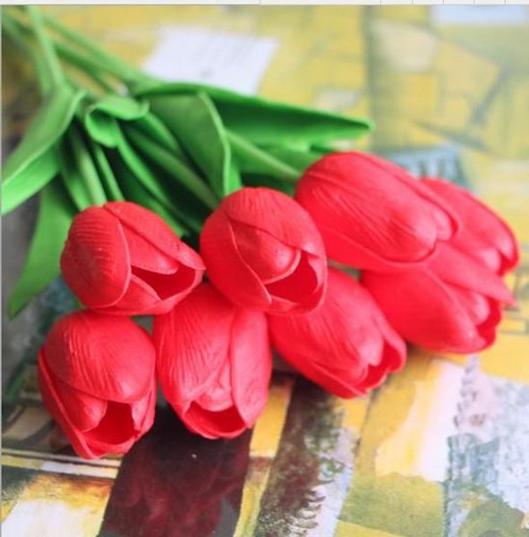 2020 new latex tulips artificial pu flower bouquet real touch flowers for home wedding decorative fake flowers 11 colors option
2020 new latex tulips artificial pu flower bouquet real touch flowers for home wedding decorative fake flowers 11 colors option