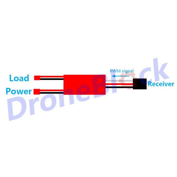 rc tx controlled relay switch pwm receiver led control spray switch