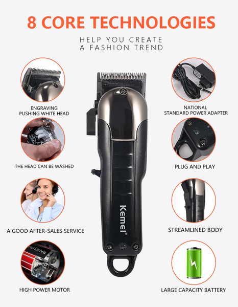 100-240v kemei km-2608 professional cordless clippers hair shaving machine hair cutting beard bwkf qczvt
100-240v kemei km-2608 professional cordless clippers hair shaving machine hair cutting beard bwkf qczvt