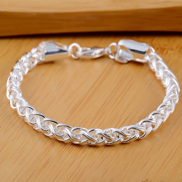 silver 925 bracelets for women 8mm twist chain bracelet & bangles wristband pulseira femme wedding party jewelry accessories, Black
silver 925 bracelets for women 8mm twist chain bracelet & bangles wristband pulseira femme wedding party jewelry accessories, Black
