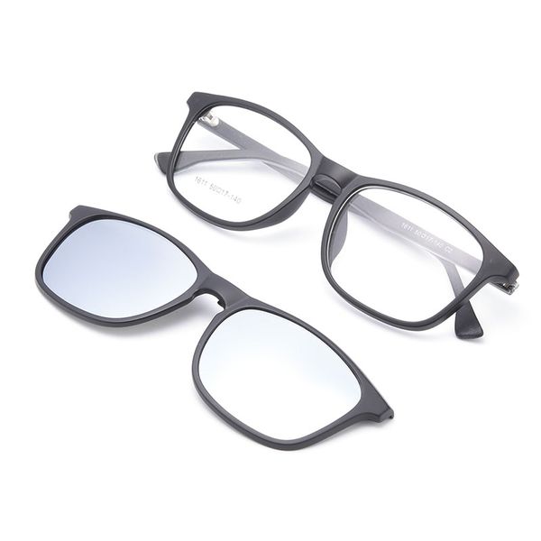 fashion-- gmei optical 1611 urltra-light tr90 eyeglasses frame with polarized clip-on sunshades for women and men eyewear, Silver
fashion-- gmei optical 1611 urltra-light tr90 eyeglasses frame with polarized clip-on sunshades for women and men eyewear, Silver