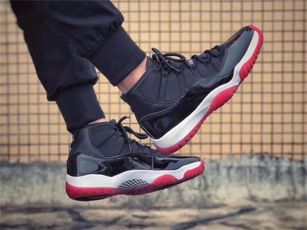 with box authentic 11 bred black/white-varsity red 11s men basketball shoes sports sneakers good quality
with box authentic 11 bred black/white-varsity red 11s men basketball shoes sports sneakers good quality