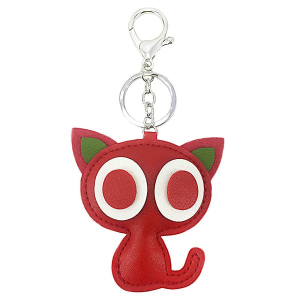 new pu artificial leather cat key fastener with big eyes toy gifts for ladies, bags, car keys and accessories, Silver
new pu artificial leather cat key fastener with big eyes toy gifts for ladies, bags, car keys and accessories, Silver