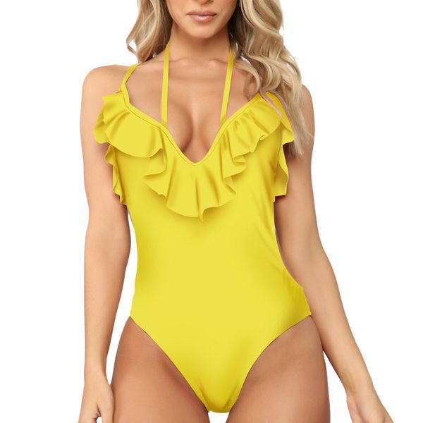 women pure color tube up one piece bikini push-up swimsuit backless ruffle swimwear bandage scalloped beachwear 2019 #zer
women pure color tube up one piece bikini push-up swimsuit backless ruffle swimwear bandage scalloped beachwear 2019 #zer