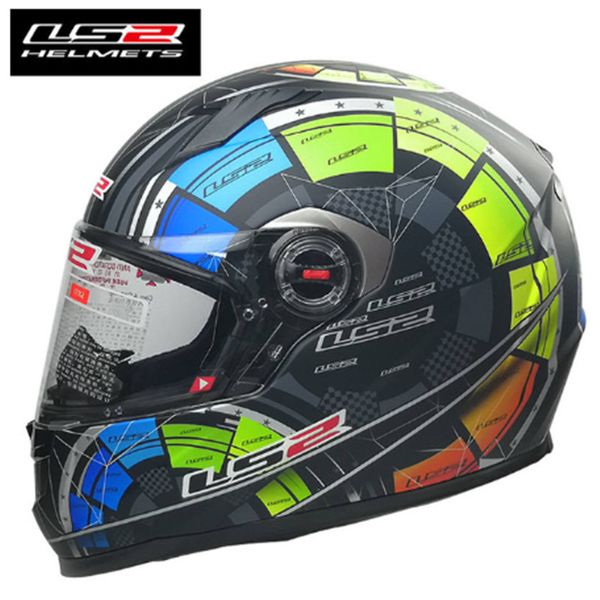 new ls2 ff358 full face motorcycle helmet capacete ls2 helmet racing alex barross man casco motocascos para moto ece casque moto
