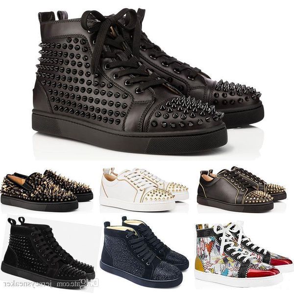 boxspikes with designer shoes studded 2019 flats shoes red bottoms shoes mens womens party lovers genuine leather sneakers size 36-46
boxspikes with designer shoes studded 2019 flats shoes red bottoms shoes mens womens party lovers genuine leather sneakers size 36-46