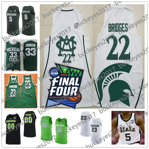 michigan state spartans 2019 ncaa #22 bridges 2 jackson jr. 3 foster loyer 11 aaron henry miles jaren white green basketball jerseys, Black
michigan state spartans 2019 ncaa #22 bridges 2 jackson jr. 3 foster loyer 11 aaron henry miles jaren white green basketball jerseys, Black
