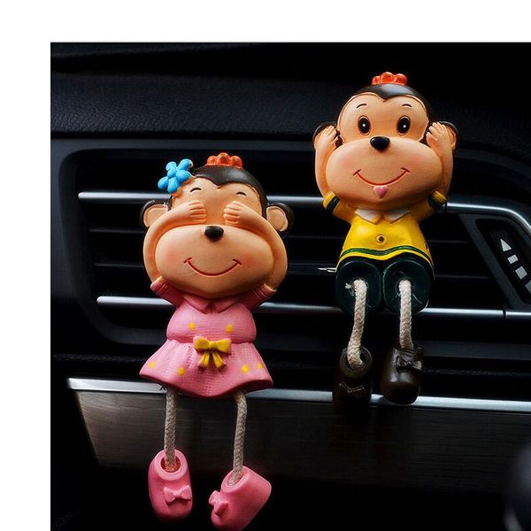 cdcotn cartoon creative resin monkey air conditioning air outlet perfume clip car accessories car freshener auto products
cdcotn cartoon creative resin monkey air conditioning air outlet perfume clip car accessories car freshener auto products
