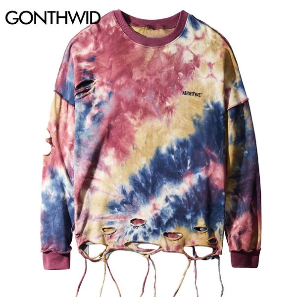 gonthwid distressed destroyed holes tie dye pullover sweatshirts hoodies hip hop hipster casual streetwear fashion hoodie, Black
gonthwid distressed destroyed holes tie dye pullover sweatshirts hoodies hip hop hipster casual streetwear fashion hoodie, Black