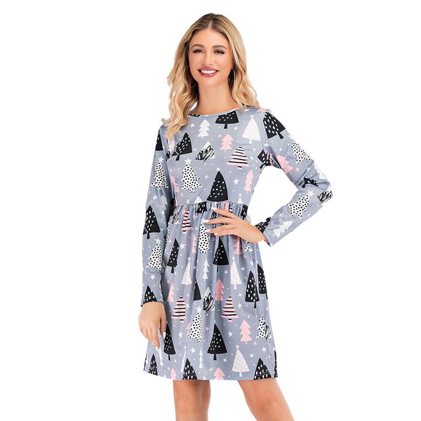 2019 christmas explosion models fall and winter clothing long-sleeved clothing women dress printed skirt spot, White;black
2019 christmas explosion models fall and winter clothing long-sleeved clothing women dress printed skirt spot, White;black