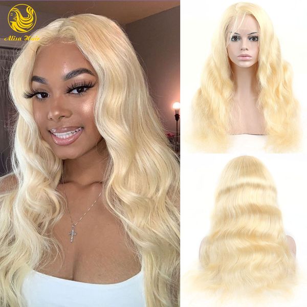 hair cuticle aligned hair 13*4 lace front wig body wave 130% density blonde 613 virgin brazilian human hair wigs, Black 
hair cuticle aligned hair 13*4 lace front wig body wave 130% density blonde 613 virgin brazilian human hair wigs, Black