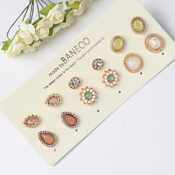 water drop cat's eye stone earring 2020 set star studded six piece set earring jewelry statement earring fashion jewelry eh006, Golden;silver
water drop cat's eye stone earring 2020 set star studded six piece set earring jewelry statement earring fashion jewelry eh006, Golden;silver