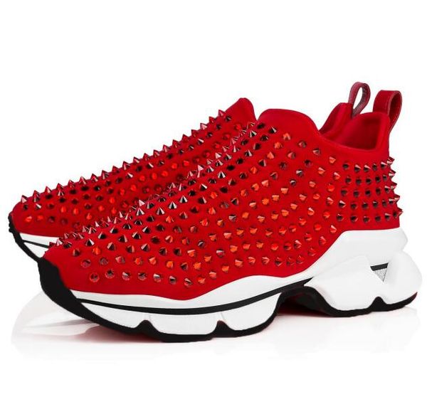 designer shoes socks sports shoes red bottom men's women's training studded shoes, Black
designer shoes socks sports shoes red bottom men's women's training studded shoes, Black