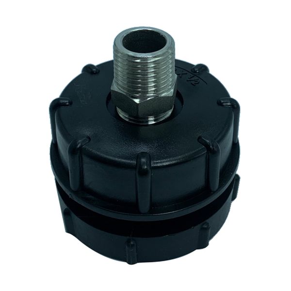ibc tank container adapter fine thread 62mm to stainless steel hose faucet valve
ibc tank container adapter fine thread 62mm to stainless steel hose faucet valve