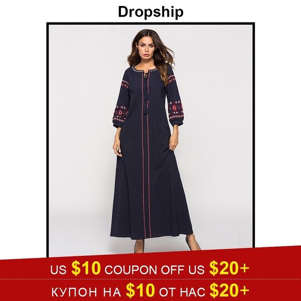 dropship dress women dresses summer long maxi plus size vestidos vintage verano 2019 robe femme embroidery tassel lace up cotton, Black;gray
dropship dress women dresses summer long maxi plus size vestidos vintage verano 2019 robe femme embroidery tassel lace up cotton, Black;gray