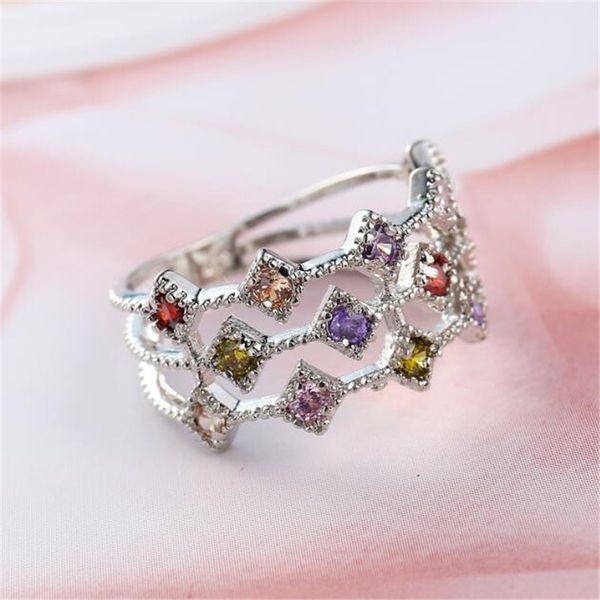 colorful cz cubic zirconia ring silver color sparkling wedding engagement rings for women jewelry christmas gift size 6 7 8 9 10, Slivery;golden
colorful cz cubic zirconia ring silver color sparkling wedding engagement rings for women jewelry christmas gift size 6 7 8 9 10, Slivery;golden